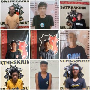 Dalam Tiga Hari Polres Lampung Utara Ungkap 10 Kasus C3 