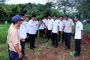 Pj. Bupati Lampung Utara Meninjau Kesiapan Kunker Gubernur Lampung